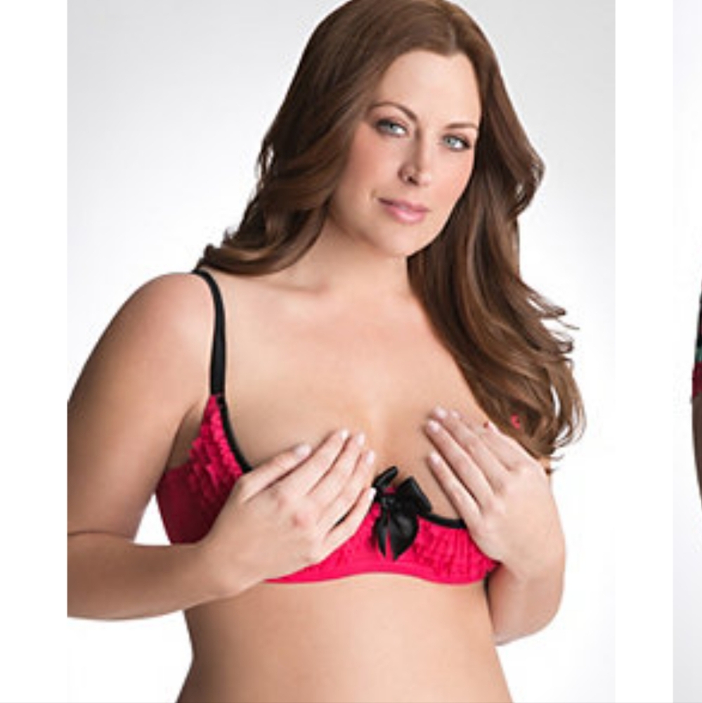 NEW Cacique Quarter Hot Pink Cup Bra Size 42D NWT Seriously Sexy Date Night